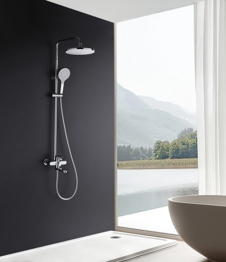 Ցնցուղի հավաքածու խառնիչով ganzer gz05162