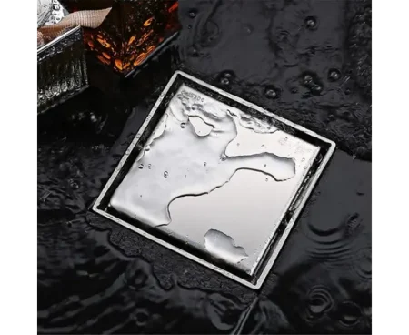 Հոսակ անկյունային սալիկի տեղով քրոմ 10 x 10 սմ 21092/8653 10 (Կոդ 1564)